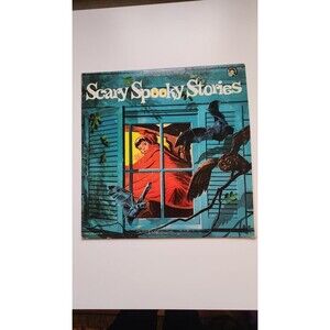Vintage 1973 33 RPM Scary Spooky Stories Troll Records LP Halloween